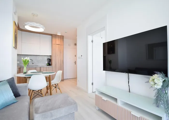 Rogowo Pearl Gamma 4314 Apartamenty ATK z tarasem - 3 min pieszo do plaży, parking w cenie Apartament Rogowo (Gryfice)