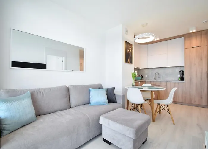 Apartament Rogowo Pearl Gamma 4314 Apartamenty ATK z tarasem - 3 min pieszo do plaży, parking w cenie Rogowo (Gryfice)